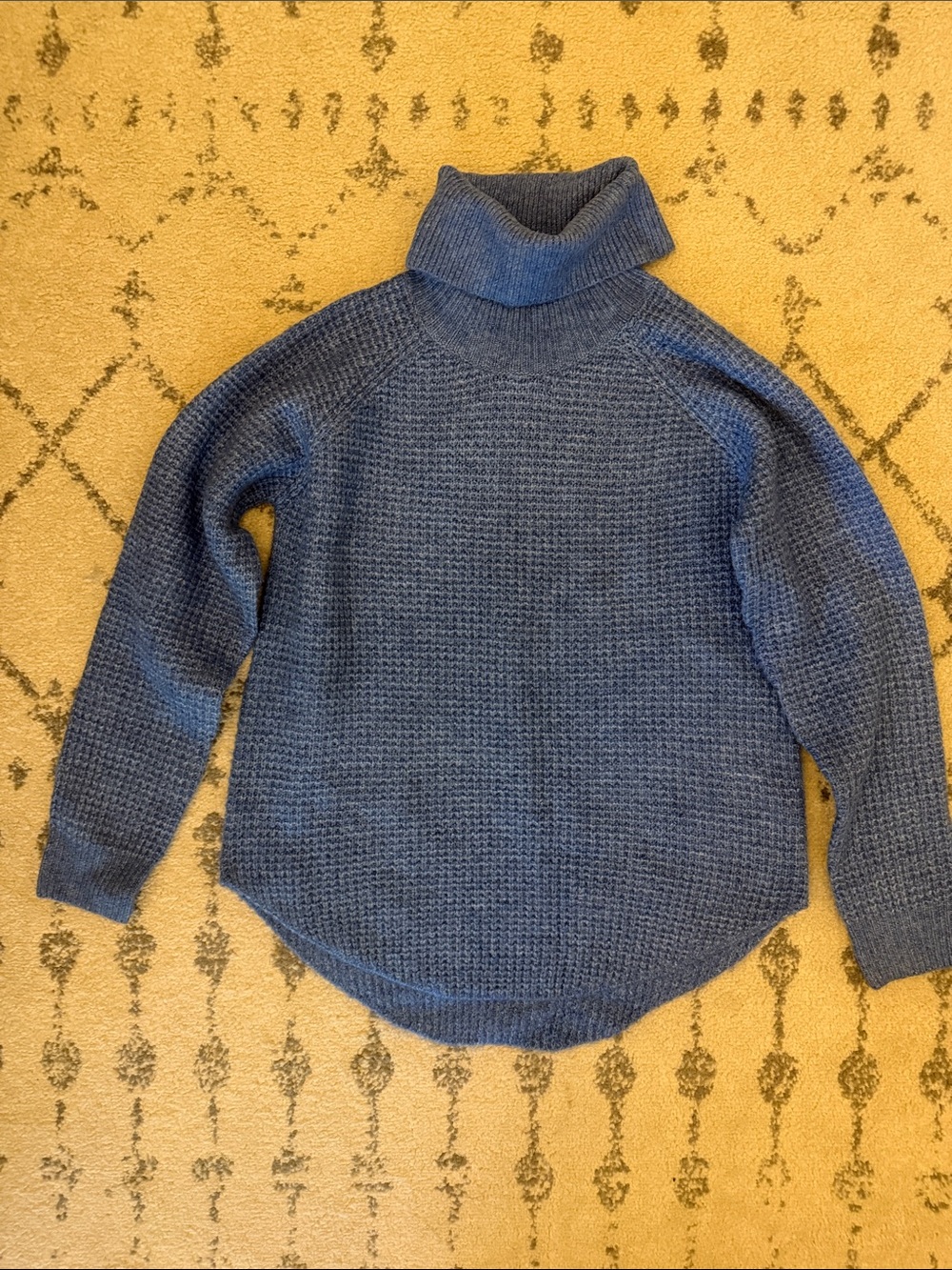 Kuhl Turtleneck Textured Knit Sweater - Blue